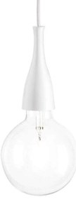 Φωτιστικό Οροφής Minimal 009360 12,5x35/242cm 1xE27 70W White Ideal Lux