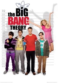 Αφίσα The Big Bang Theory - Μετρητής IQ, (61 x 91.5 cm)