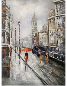 Πίνακας Καμβάς Λονδίνο 15-00-23558 60x80cm Multi Marhome Κάθετοι Canvas