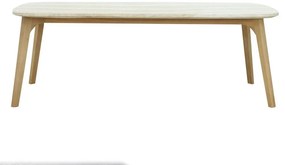 Τραπέζι Κήπου Mali/T 01-00-2846 225x100x79cm Beige-Natural