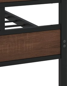 vidaXL Σκελετός Κρεβατιού Χωρίς Στρώμα με Κεφαλάρι και Ποδαρικό