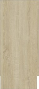 vidaXL Μπουφές Χρώμα Sonoma Δρυς 120 x 30,5 x 70 εκ. από Επεξ. Ξύλο