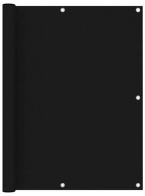 Διαχωριστικό Βεράντας Μαύρο 120 x 400 εκ. Ύφασμα Oxford