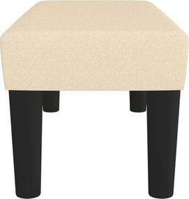 vidaXL Πάγκος Κρεμ 70 x 30 x 30 εκ. Υφασμάτινος