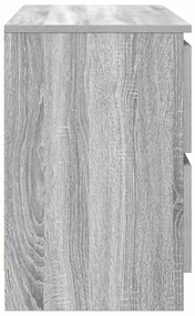 vidaXL Έπιπλο Τηλεόρασης Γκρι Sonoma 80x35x54 εκ. από Επεξεργ. Ξύλο
