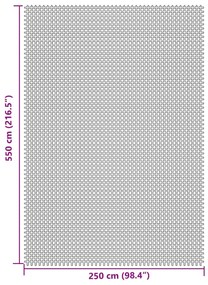 Χαλί Σκηνής Κρεμ 5,5x2,5 μ.