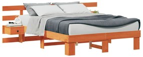 vidaXL Σκελετός Κρεβατιού με συρτάρι Καφέ 160 x 200 cm