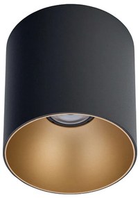 Φωτιστικό Οροφής - Σποτ Point Tone 8224 1xGU10 10W Black-Gold Nowodvorski Metal, Plastic