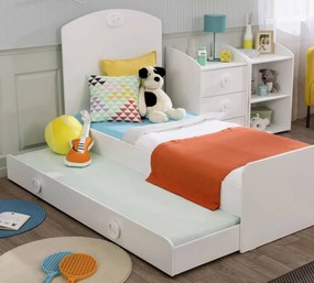 Βρεφική πολυμορφική κούνια BABY COTTON with Telescopic Rail  Λευκό χρώμα  CO-1015  80x180εκ.  Cilek