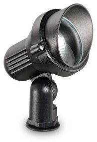Φωτιστικό Δαπέδου Small GU10 28W 8x15x29,5cmL Black Ideal Lux