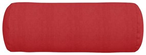 vidaXL Μαξιλάρια Στήριγμα 2 pcs Κόκκινο Ø 25 x 70 cm ύφασμα