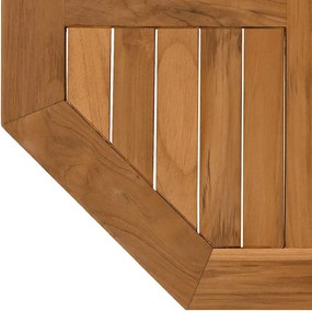 vidaXL Επιφάνεια Τραπεζιού Οκτάγωνη 60x60x2,5 εκ. Μασίφ Ξύλο Teak