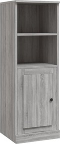vidaXL Ντουλάπι Γκρι sonoma 36x35,5x103,5 εκ. από Επεξεργασμένο Ξύλο
