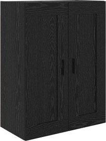 vidaXL Highboard 2 pcs Μαύρη Οξυά Επεξεργασμένο ξύλο