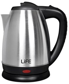 Life WK-001 Βραστήρας 1.8lt 2200W Inox (221-0022)