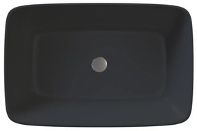 Sanitec Atlas 281 Νιπτήρας Συνθετικός Επικαθήμενος 56,5x39,5x12cm Anthracit