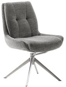 Bali Καρεκλα Relax Μαύρη + Υποπόδιο 83x86x102 cm