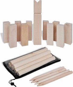 vidaXL Σετ Παιχνιδιού Kubb Ξύλινο