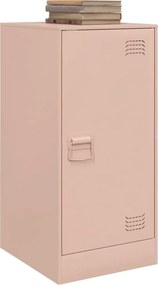 vidaXL Ντουλάπι Ροζ 34,5x39x73 εκ. από Ατσάλι