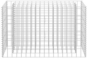 vidaXL Συρματοκιβώτιο-Γλάστρα Υπερυψωμένη 90x30x60 εκ. Γαλβ. Χάλυβας