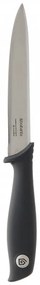 Μαχαίρι Brabantia Tasty+ 1001165, 13,3 cm, Σκληρυμένο ατσάλι, Ανθεκτικό σε γρατζουνιές και διάβρωση, Σκούρο γκρι
