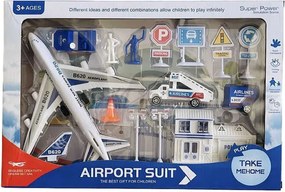Σετ αεροδρόμιο με αεροπλάνο &amp; αξεσουάρ - A620-4 - 233298