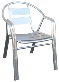 SILVER-II Πολυθρόνα Dining Αλουμινίου  59x63x76cm Ε267