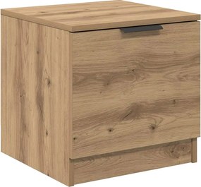 vidaXL Ντουλάπι κρεβατιού 2 τμχ. Artisan Oak 40 x 39 x 40 εκ.