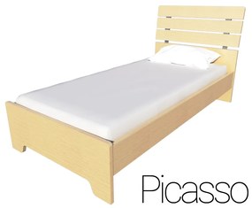 Παιδικό Ημίδιπλο Δρυς Κρεβάτι Irven Picasso