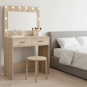 vidaXL Τραπέζι περιποίησης Δρύς Sonoma 78,5 x 41 x 135 εκ