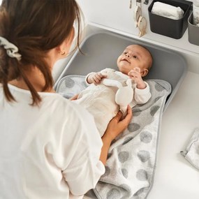 Leander στρωματάκι αλλαγής Matty Pearl Grey