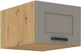 Κρεμαστό ντουλάπι Nelor 50 NAGU 36 1F-Γκρι σπέσιαλ - Φυσικό