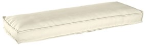 vidaXL Μαξιλάρι Παλαιού Τύπου Κρεμ 120x40x8 εκ. Oxford Fabric