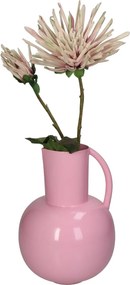 Βάζο ArteLibre Ροζ Μέταλλο 17x17.5x25cm