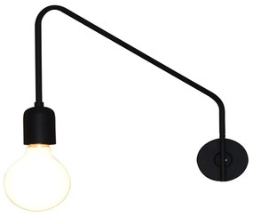Φωτιστικό Τοίχου - Απλίκα HL-3549-1 77-3965 Mala Black Homelighting Metal