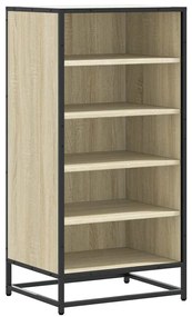 Παπουτσοθήκη Sonoma Δρυς 48x38x97,5 εκ. από Επεξεργασμένο Ξύλο - Καφέ