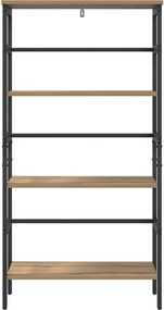 vidaXL Ράφι Βιβλίων 3 επιπέδων 60 x 29,5 x 115 εκ Επεξεργασμένο ξύλο