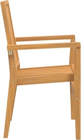 vidaXL Σετ Τραπεζαρίας Κήπου 3 Τεμαχίων από Μασίφ Ξύλο Teak