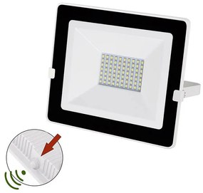 Adeleq Προβολέας Led-Smd 50W Φωτοκύτταρο 4000Κ Ip65 Λευκός 3-030501