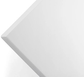 Τραπέζι Bloomington 125, Άσπρο, 74x80x120cm, Ξύλο