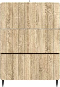 vidaXL Ντουλάπι με Συρτάρια 66 x 34,5 x 92 εκ. Επεξεργασμένο Ξύλο