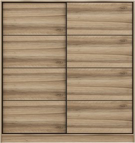 Διφυλλη Ντουλαπα Συρομενη Χρυσο KALEO 60x180x210