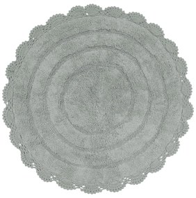 ΣΤΡΟΓΓΥΛΟ ΧΑΛΑΚΙ ΜΠΑΝΙΟΥ Δ60cm DAS HOME - BATHMATS 0632