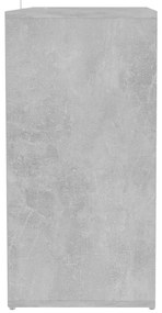 Παπουτσοθήκη Γκρι Σκυροδέματος 60 x 35 x 70 εκ. από Μοριοσανίδα - Γκρι