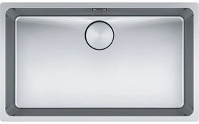 Franke Mythos MYX 110-70 ΣΕΤ Ανοξείδωτος Νεροχύτης Υποκαθήμενος Inox 80 cm