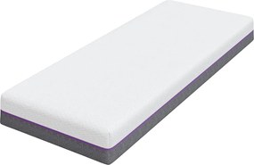 vidaXL Στρώμα Αφρού Μνήμης Μέτριο 80 x 200 cm Λευκό και Γκρι