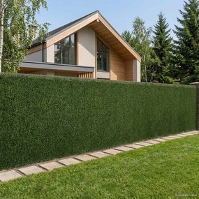 vidaXL Τεχνητός φράκτης Ανοιχτό Πράσινο 1 x 3 m PVC και Ατσάλι