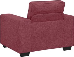 vidaXL Πολυθρόνα-Καναπέ Κόκκινη 100 x 77 x 82 εκ. Ύφασμα