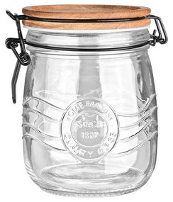 ESTIA ΔΟΧΕΙΟ ΑΠΟΘΗΚΕΥΣΗΣ ALLURE ΓΥΑΛΙΝΟ 750ml ΜΕ ΚΛΙΠ ΚΑΠΑΚΙ