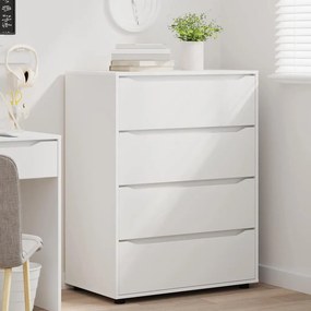 vidaXL Ντουλάπες Αποθήκευσης 80 x 48 x 105 εκ Επεξεργασμένο Ξύλο Λευκό
